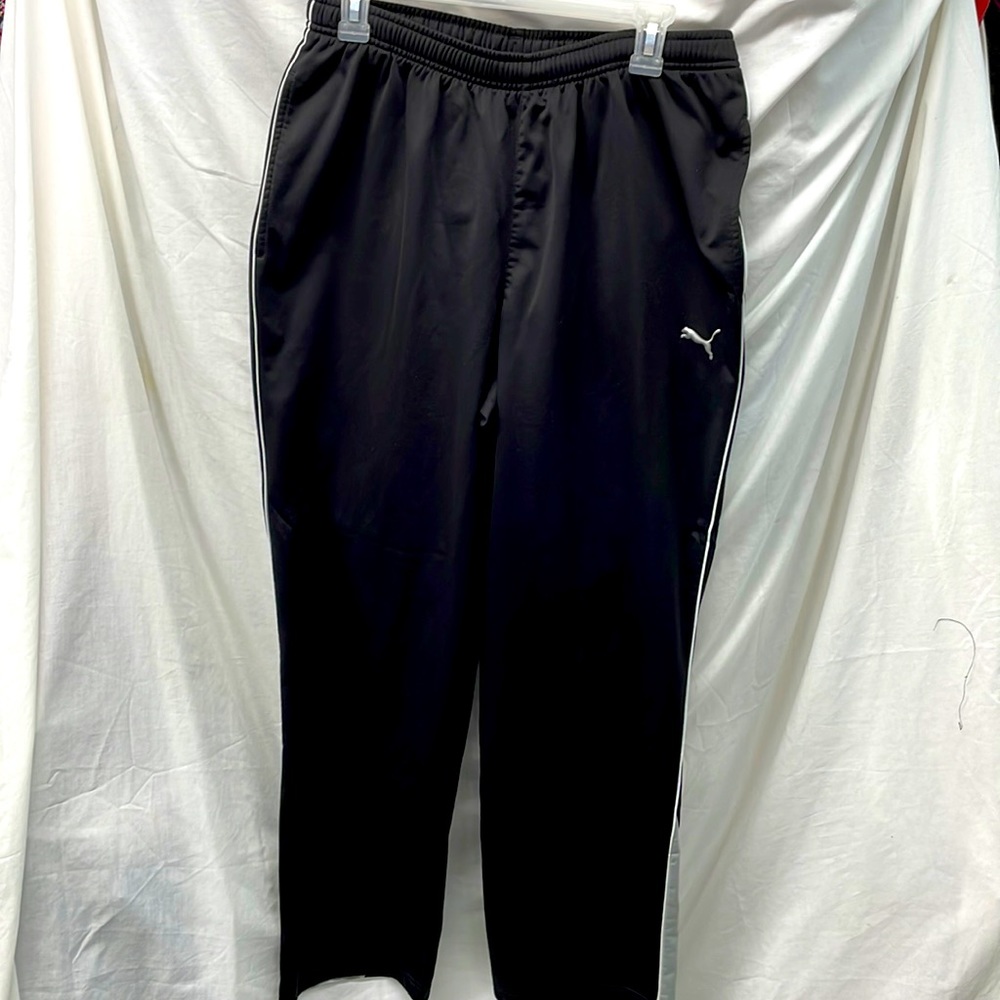 Puma 100% Polyester Drawstring Jogging Pants Men … - image 1